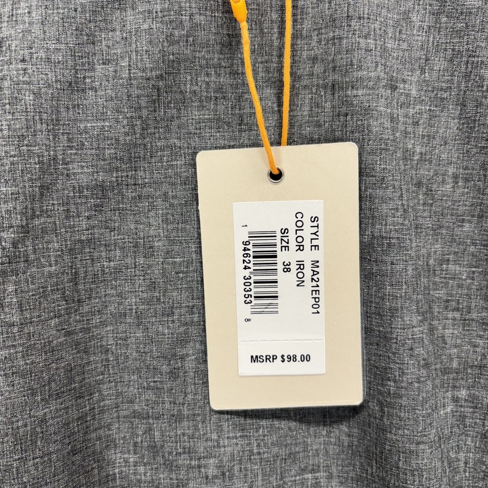 Peter Millar Shackleford Performance Shorts Crown Sport Men's 38‎ Gray Logo New - Picture 4 of 13